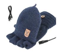 Heated Gloves, Portable Hand Warming Gloves | 5V USB Heated Mittens for Dog Walking, Outdoor Working, Delivery Guys and Ice Fishing