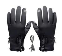 Heated Gloves | Touchscreen Cold Weather Mitten,3-Level Temperature Control Electric Gloves - USB Plug-In for Outdoor Activities Hunting Commuting Hiking Skiing Cycling Snowboarding