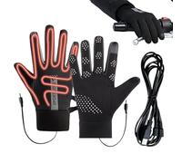 Heated Gloves | USB Charged Electric Gloves,3 Modes Adjustable Heated For Work | For Adults To Outdoor Winter Cold Riding Hiking Climbing Fishing