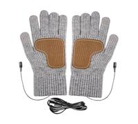 Heated Gloves, USB Powered Adjustable 3 Temperature, Electric Heated Mittens Hand Warmers for Women Outdoor and Indoor Activities Cycling Skiing Hunting Cold Climate Camping