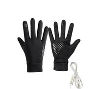 Heated Gloves - USB Rechargeable Electric Hand Warmers Waterproof Winter Heated Gloves for Climbing, Cycling and Camping | Ideal for Hiking, Outdoor Sports