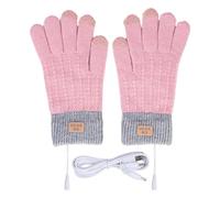 Heated Gloves - Usb Rechargeable Touch Screen Designs, Knitted Wool Hand Warmers | Motorcycles Driving Biking Running Skiing Snowboarding Accessory Supporting Cold Weather Comforts