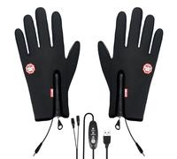 Heated Gloves - Waterproof Touchscreen Hand Warmer - Electric Hand Warming Gloves - Designed To Provide Outstanding Warmth In Cold Weather Conditions, Ensuring Comfort During OCamping Hiking Computer