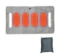 Heated Golf Cart Seat Cover - 4 Heating Zones 3 Temp Levels, Waterproof Non-Slip Towel Blanket (52 * 32 Inch) for 2-Person Seats, Easy Install Golf Gift for Men & Golf Enthusiasts