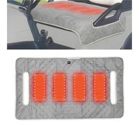 Heated Golf Cart Seat Cover, Heated Cushion with Graphene 4-Zone Heating, Universal Fit, Waterproof Anti-Slip, Easy to Clean, Ideal for Travel & Golfing (Gray)