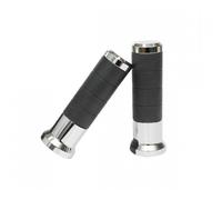 Heated grips Koso titanium 7/8 “1" L=120mm with external switch chrome universal