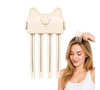 Heated Hair Volume Clip, Root Lifter Comb, Cordless Rechargeable, beige