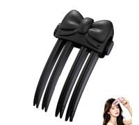 Heated Hair Volume Clip, Wireless Heated Volumizing Root Lift Clip Volume Clips, Cordless Root Lifter Comb with 2 Heat Settings, USB Rechargeable Instant Root Lift, for Fine Flat Hair, Black