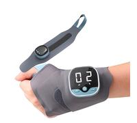 Heated Hand Massage,Wrist Support Device-Hand Therapy Hot Compress Pain Recovery Artifact, 20-Minute Smart Timer, for Tendonitis, Office Travel Home Use,A