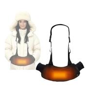 Heated Hand Warmer Pouch, Hand Muffs Warmers, Touchscreen Heated Mittens, Rechargeable, Electric Heating Hand Warmer Pouch for Riding Running Skiing Indoor Outdoor