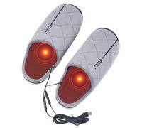 Heated Heated Slippers - Soft USB Electric Foot Heating Pad,Warm Indoor Shoes | Warm Fleece Feet, Winter Thermal Slippers, Warm Fleece Feet