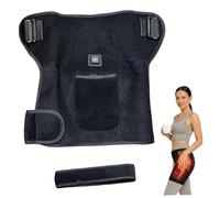 Heated Hip Brace, Hip Heating Pad with Red Light, Heated Brace for Women & Men with 3 Heat Settings, Portable USB Heating Pad for Comfort and Support