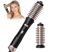 Heated Hot Brush, 3-in-1 Rotating Hair Dryer Brush, Thermal Brushes, 360° Rotating Hot Air Brushes Set, with 3 Temperatures, for Dry/Curl/Straight Hair