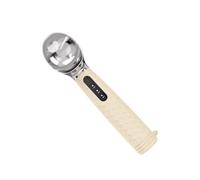Heated Ice Cream Scoop - 20cm Rechargeable Kitchen Gadget, Electric Thermal Melting Spoon, Constant Temperature Metal Tool | Cordless Warming Scooper for Home Parties Buffets Desserts Shop