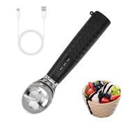 Heated Ice Cream Scoop, 2600mAh 3-Temperature Adjustable Icecream Scoop Self-Melting Ice Cream Scooper for Hard Frozen Desserts