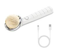 Heated Ice Cream Scoop, IP67 Waterproof Icecream Scoop Rechargeable Self-Melting Ice Cream Scooper for Hard Frozen Desserts