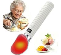 heated Ice Cream Scoop Rechargeable | Electric Icecream Scooper with 2-Level Adjustable Heats - 131/158℉, LED Display, 2000mAh Capacity | for Hard Ice Cream