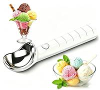 Heated Ice Cream Scoop Rechargeable,Electric Warming Ice Cream Scooper with 2-Level Adjustable Heats,45°C/70°C,2000mAh Capacity, IP67 Waterproof for Ice Cream, Gelato, or Frozen Yogurt