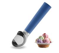 Heated Ice Cream Scoop Rechargeable, Electric Warming Ice Cream Scooper with LED Display, Heats to 70°C for Hard Ice Cream, Easy for Seniors & Kids, IP67 Waterproof (Blue)