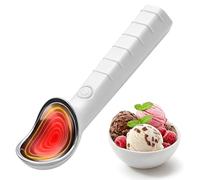 Heated Ice Cream Scoop Rechargeable, Heats to 70°C for Hard Ice Cream