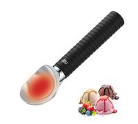Heated Ice Cream Scoop, Rechargeable Scooper with Digital Temperature Display & Ergonomic Handle, Self-Warming Auto-Shutoff for Hard Ice Cream Frozen Desserts