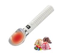Heated Ice Cream Scoop, Rechargeable Scooper with Digital Temperature Display & Ergonomic Handle, Self-Warming Auto-Shutoff for Hard Ice Cream Frozen Desserts