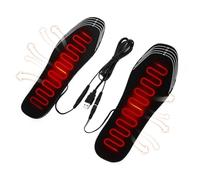 Heated Insoles - Carbon Fiber Polyester 30x2x10cm | USB Rechargeable Thermal Insoles | Feet Heater Shoe Insole For Skiers Hikers Ice Fishing Daily Commute Dog Walking Snowboarding & Construction