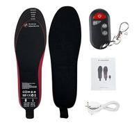 Heated Insoles - Electric Foot Warmer | Electric Foot Warmer with Remote Control, 3 Temperature Settings Foot Heater with Lithium Ion Battery for Skis, Insoles