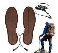 Heated Insoles for Men - Heating Insoles for Camping, Heating Improved Battery Heated Insoles | USB Heated Insoles Heating Feet Foot Warmer Insoles For The J