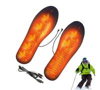 Heated Insoles - Heatable Inserts for Boots, Heating Inserts for Winter Shoes, Skiing, Cycling, Snowboarding, Hiking, Daily Commuting, Walking with the Dog