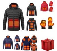 Heated Jacket Women Clearance,2024 Upgraded 9/19/21 Heated Zone Heated Jacket Winter Warm Coat Today's Deals,4 Levels Heat Settings Electric USB Smart Heating Jacket Heated Body Warmer Coat M-6XL