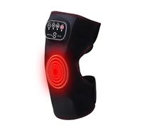 Heated Knee Brace - Massage Therapy Device, Electric Heating Pad | Heated Knee Support with Massage, Lightweight Heated Knee Pad, Adjustable Temperature Massage Knee Brace