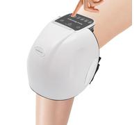 Heated Knee Massager 5W Cordless Knee Massager with Powerful Infrared Heat and Vibration 2x1000mAh Rechargeable Heated with 3 Vibration Levels 7 Acupuncture and Moxibustion Mode