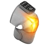 Heated Knee Massager, Cordless Heated Knee Support Wrap with Massage & Vibration, 5 Heating Modes, Rechargeable Knees Brace Warmer for Elbow Shoulder Relax, Muscle Strain Joint Stiff Pain Relief