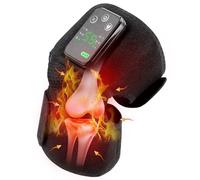 Heated Knee Massager, Cordless Rechargeable Wrap with Vibration