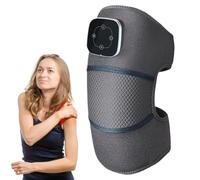 Heated Knee Massager, Knee Massager with Heat and Vibration - Heated Knee Pad with 5 Heat Settings - Wireless Massager, 3 Vibration Modes, Knee Warmer
