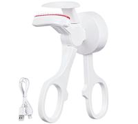 Heated Lash Curler, C Shaped Intelligent Eyelash Curler with 3 Level Temperature Control, USB Rechargeable Electric Eyelash Styler, Portable Design for Personalized Curling