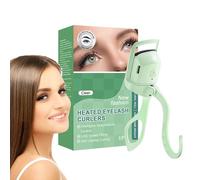 Heated Lash Curler, Long Lasting Curls Heated Eye Lash Curler, Lift Applicator Natural Beauty Tools for Travel Date Home Salon Makeup Beginners Women Party Dating Vacation