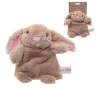 Puckator Bunny Microwavable Snuggables Plush Wheat & Lavender Heat Pack - Heating Pads - Hot And Ice Cold Cool Pack Packs Bag For Sport Injuries Knee Back Pain - Bed Warmer Wellness Health Products