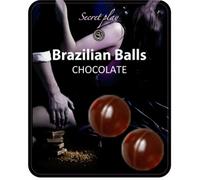 Heated massage oil secretplay 2 brazilian chocolate balls