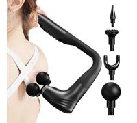 Heated Massager | Whole Body Electric Vibrating Hammer | Cordless Percussion Massager with Long Handle for Deep Tissue - for Neck Shoulders Muscles Men Women M