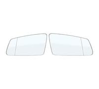 Heated Mirror Glass For Benz W204 W212 W221 2010-2013 C Class E S Side Mirror Glass Heated Outside Rearview Auto Exterior Parts Car Wing(A pair white)