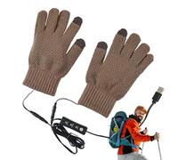 Heated Motorcycle Gloves | USB Plug-in Heating Hand Mittens,Heated Warm Sports Outdoor Gloves | Three Temperature Settings for Men Women Outdoor Activities Sports Cycling Skiing Motorcycle Riding