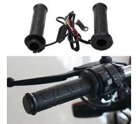 Heated Motorcycle Grips 12V for ATVs, Adjustable Temperature for Comfort, Fits 22mm Handlebars, Perfect for Various Riding Conditions