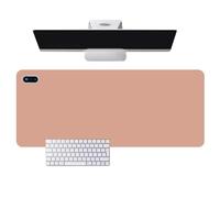 Heated Mouse Pad with LCD Display, USB Non-Slip Hand Warmer Desk Pad with 5 Adjustable Temperature, Winter Electric Heat Mouse Pad Table Mat for Home Office Pink 80 * 33cm