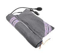 Heated Neck Cushion USB Inflatable Cotton Cloth Pillow for Sleep | Removable Washable Cover, Neck Alignment Support, Travel Use on Airplanes, Family Members