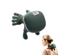 Heated Neck Massager with Real Hands Back Shoulder Electric Deep Tissue 4D Kneading for Shoulder, Neck Pain Relief and Muscle Relax