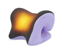 Heated Neck Stretcher Graphene Heating Cervical Traction Device Pillow(Purple)