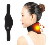 Heated Neck Support Wrap Self Heating Neck Support Brace Physical Therapy Heated Neck Warmer Pad Adjustable Ergonomic Cervical Collar Neck Strap Headache Pain Relief for Men Women Stiff Neck Stiffness
