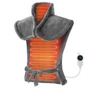 Heated Neck Warmer for Pain, Large Heat Pad W/Waist Strap 60 * 90cm Weighted Heating Pad Electric, 5 Heating 4 Timer Auto-Off, Shoulder Neck & Back Pain Relief Products